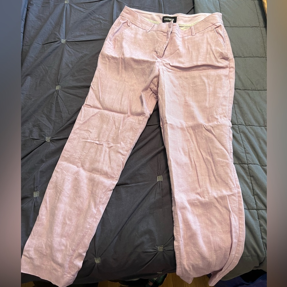 Express purple columnist ankle pants